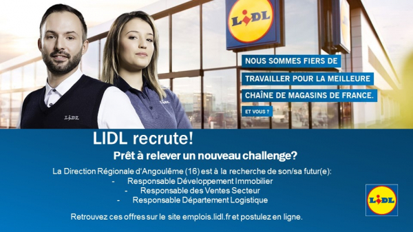 Lidl recrute : Faites partie de notre succès !